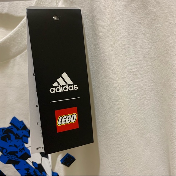 Adidas Lego Soccer Futbol Playmaker Goal T Shirt Scorer Mens Size 2XL - Picture 9 of 10